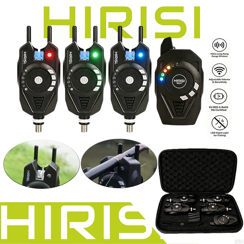 Bite Alarm - Bezprzewodowy sygnalizator brań HIRISI SD11 3+1,