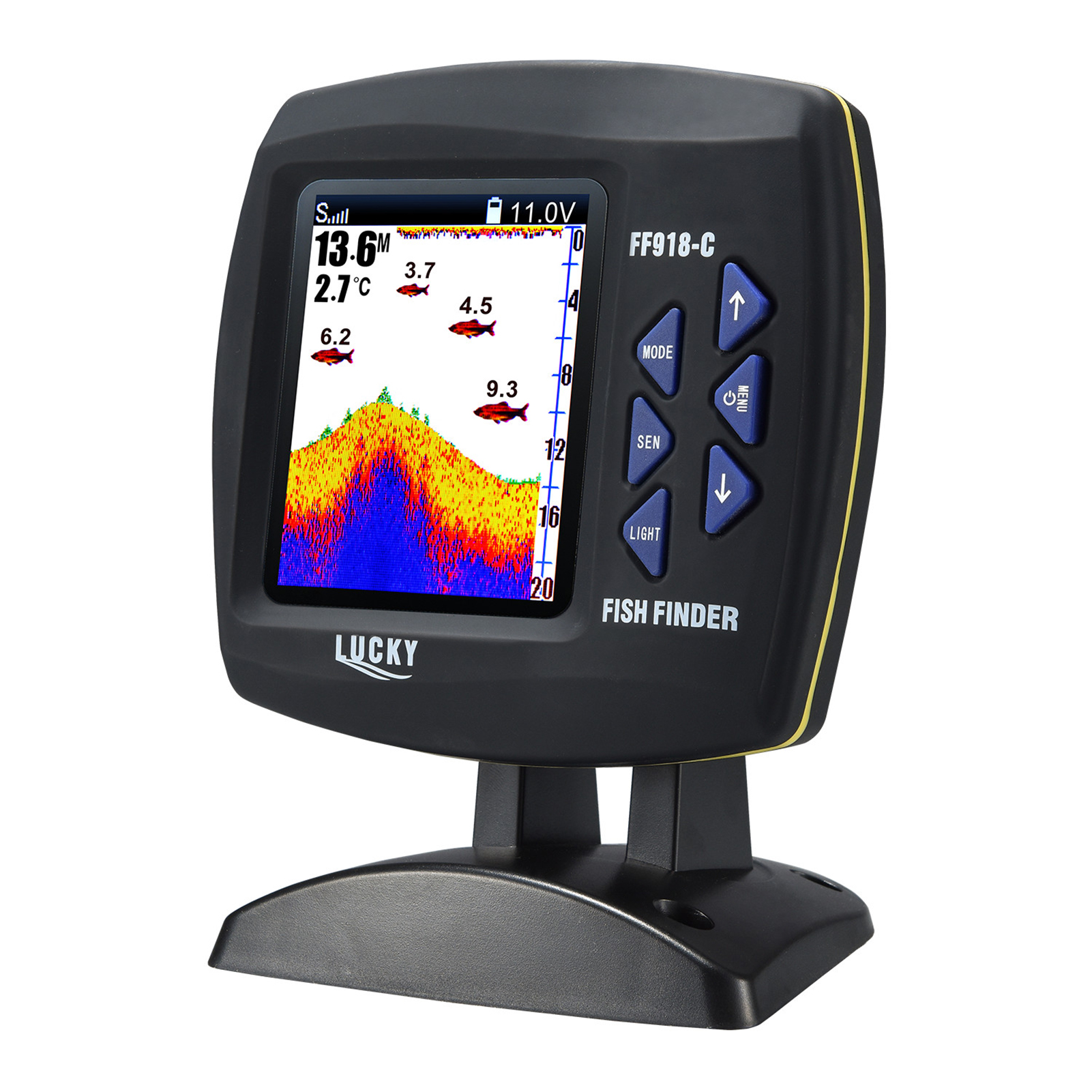 Fishing Depth Finder - Lokalizator ryb przewodowy czujnik przetwornika echosonda
