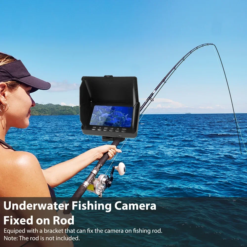 Fishing Camera - Lokalizator ryb 5,0-calowy wyświetlacz LCD Podwodna