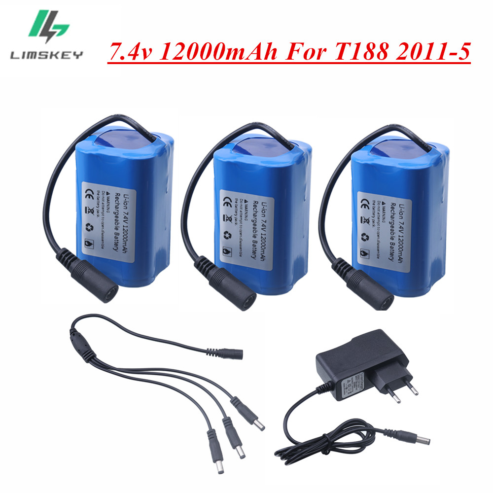 Fish Finder Charger - Akumulator 7,4 V 12000 mAh z