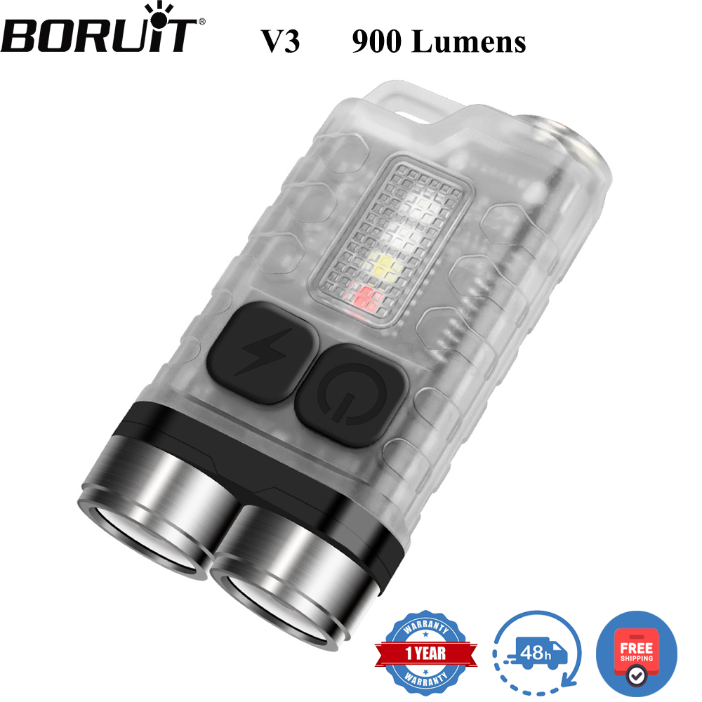 Fishing Light - BORUiT V3 LED Latarka Brelok Przenośna