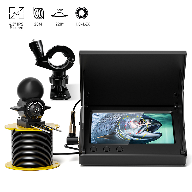 Fish Finder Portable - Przenośny lokalizator ryb z ekranem LCD
