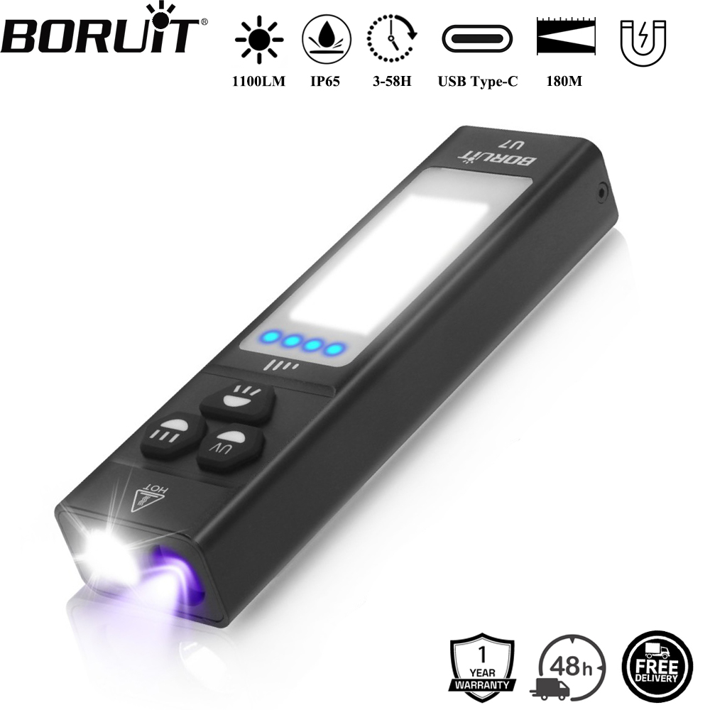 Fishing Light - Latarka EDC BORUiT U7 UV LED