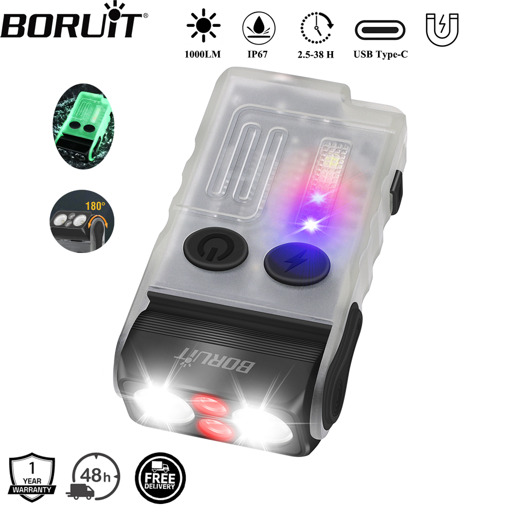 Fishing Light - BORUiT V20 Buzzer EDC LED Brelok