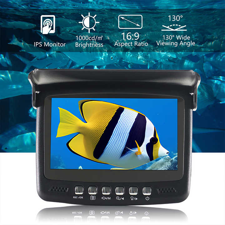 Fishing Camera - 4,3-calowy ekran podwodny 15/30M kamera do