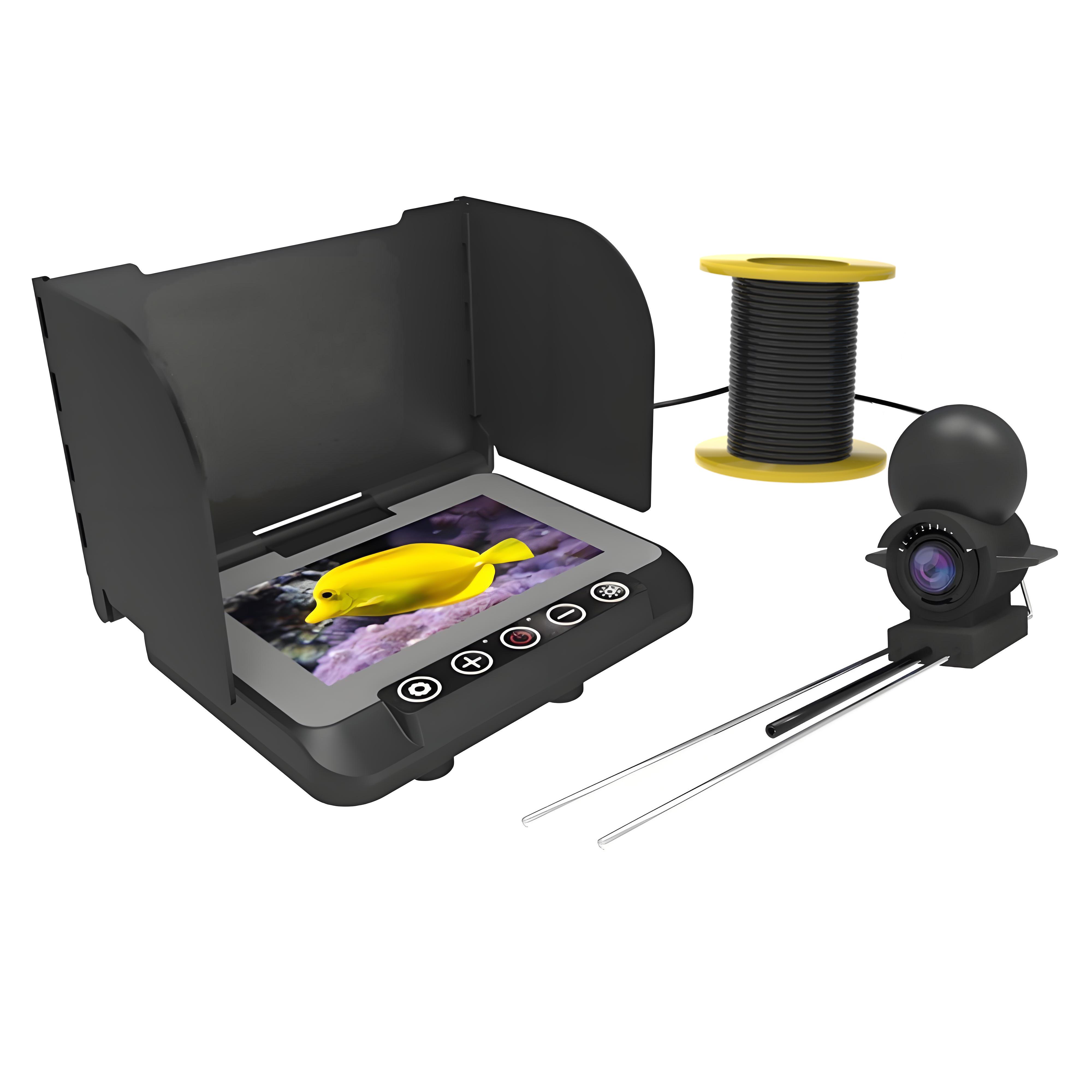 Fishing Camera - 4,3-calowy ekran IPS 1000TVL Podwodna kamera