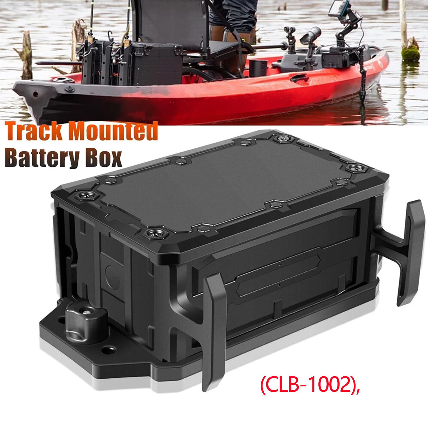 Fish Finder Mount - Pojazdowy schowek na baterie do echosond,