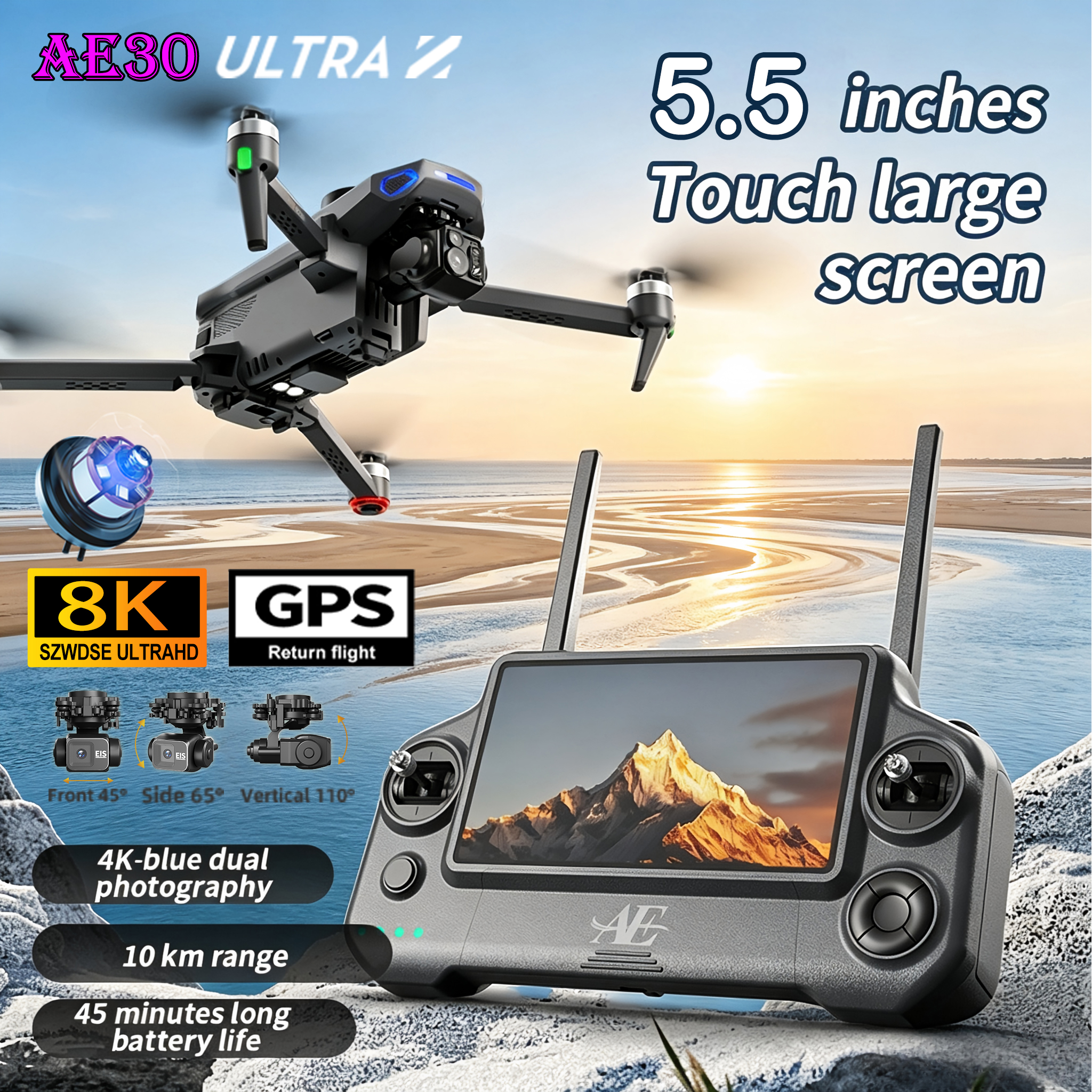 Fishing Camera - Nowy dron AE30 Ultra GPS z