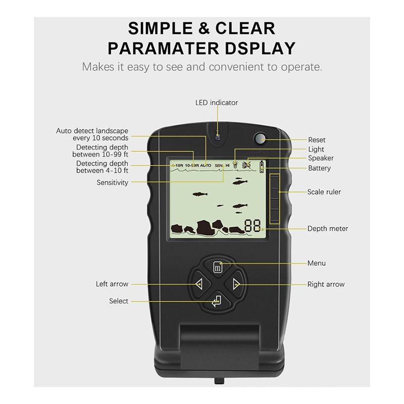 Nowy przenośny echosonda do po – Fish Finder Portable recenzja i cena