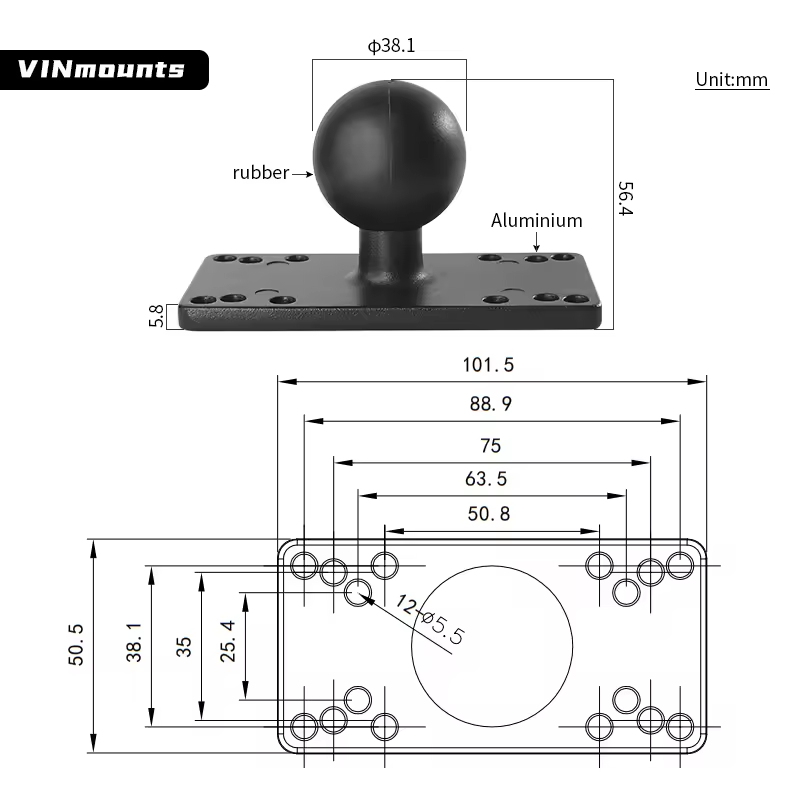 Uniwersalny morski uchwyt do e – Fish Finder Mount recenzja i cena