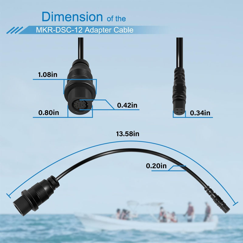 1852081 MKR-DSC-12 4-pinowy ka – Fish Finder Cable recenzja i cena