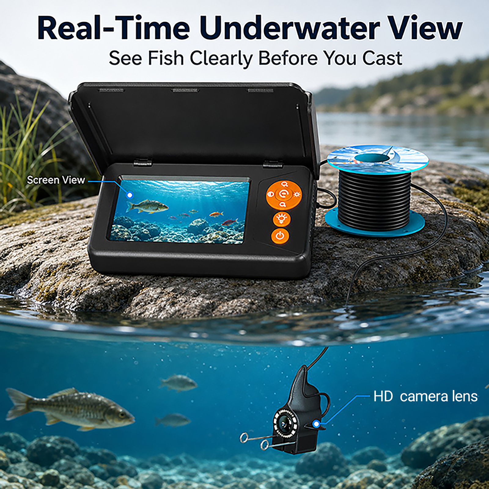 Kamera podwodna do poszukiwani – Fish Finder Portable recenzja i cena