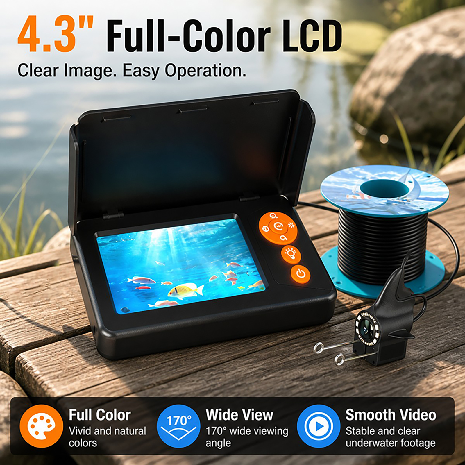 Kamera podwodna do poszukiwani – Fish Finder Portable recenzja i cena