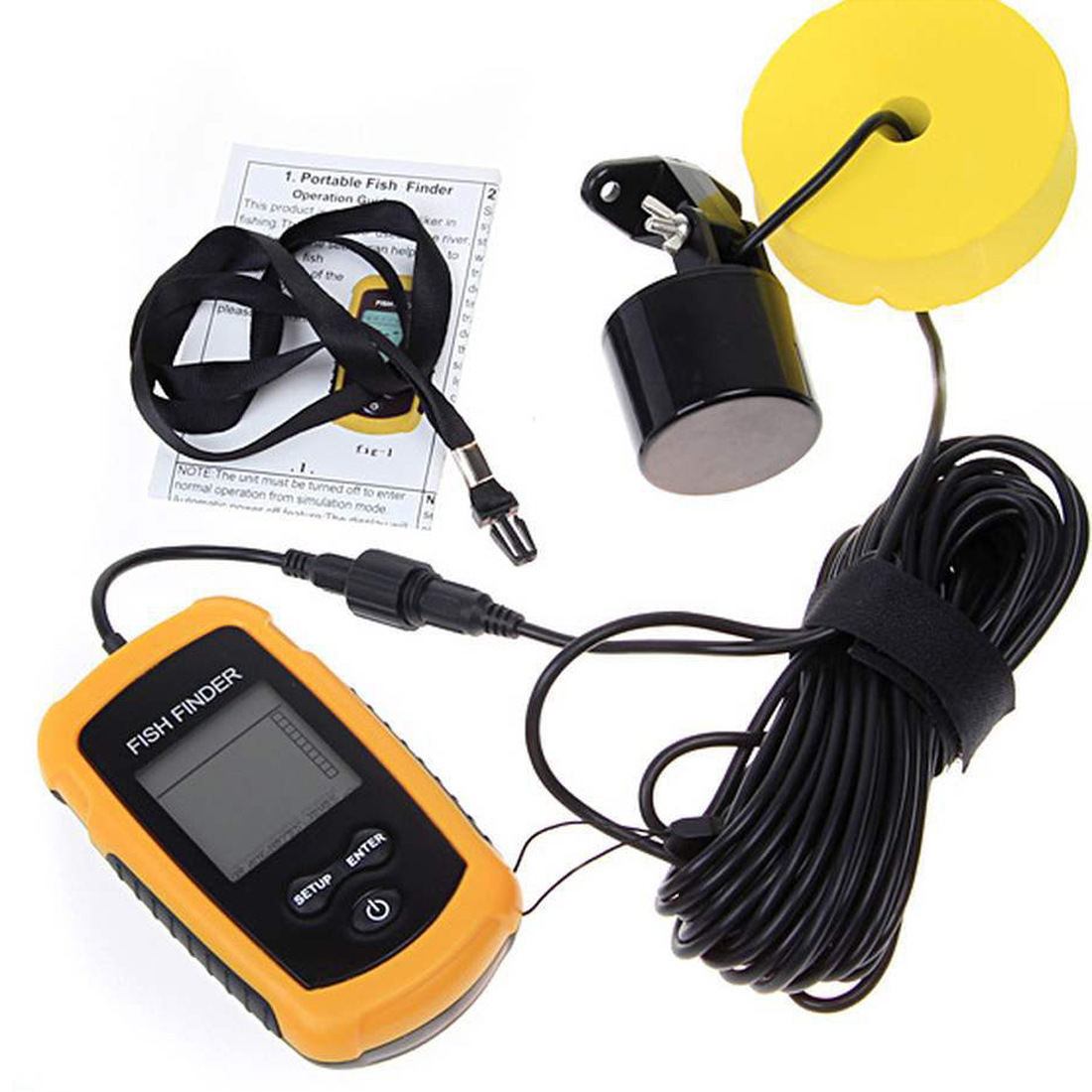 Alarm 100M Przenośny Sonar do  – Fish Finder Portable recenzja i cena