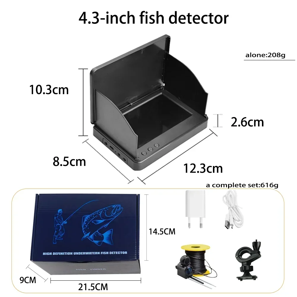 YS43A 4,3-calowy lokalizator r – Fish Finder Battery recenzja i cena