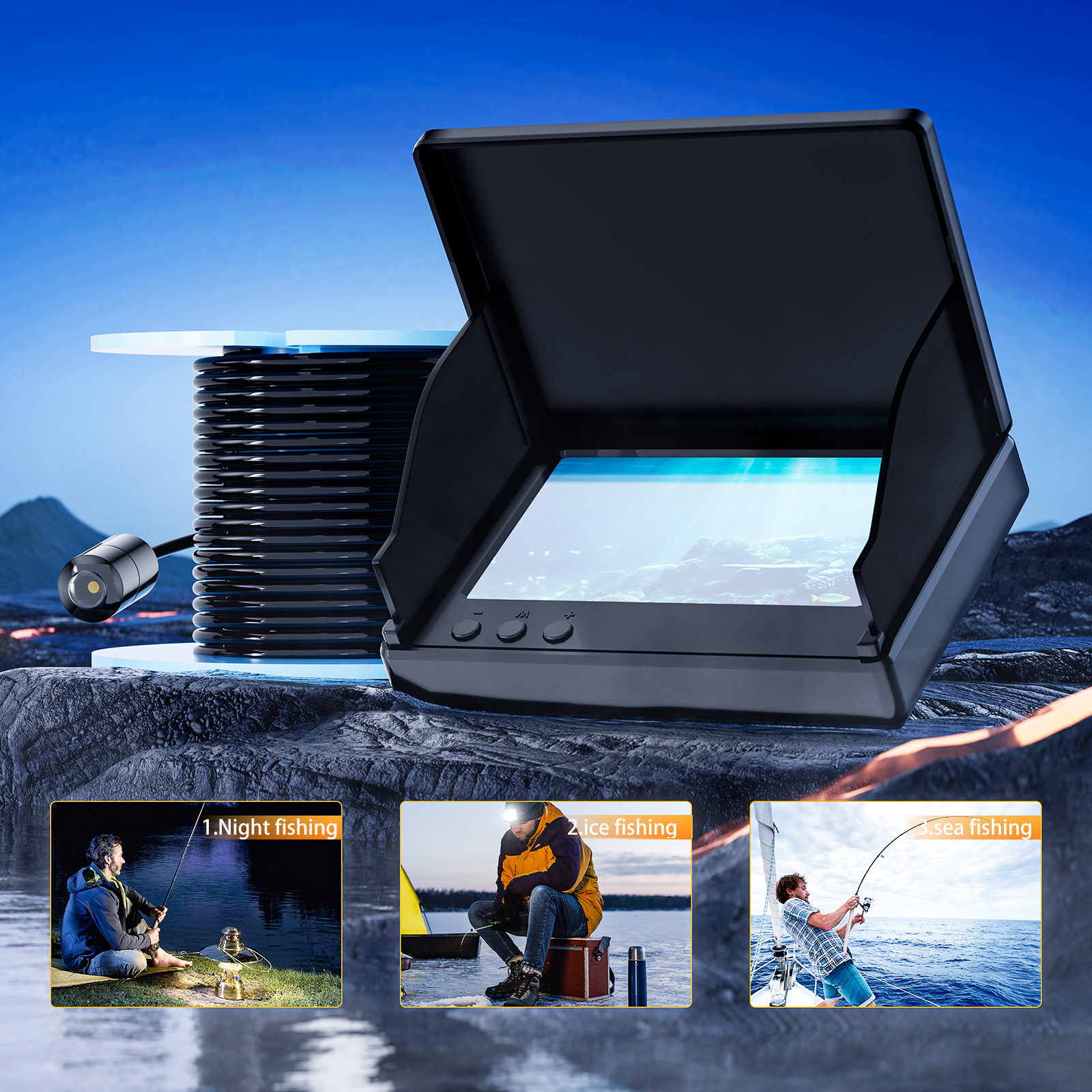 Kamera podwodna 4,3 cala do wę – Fishing Camera recenzja i cena