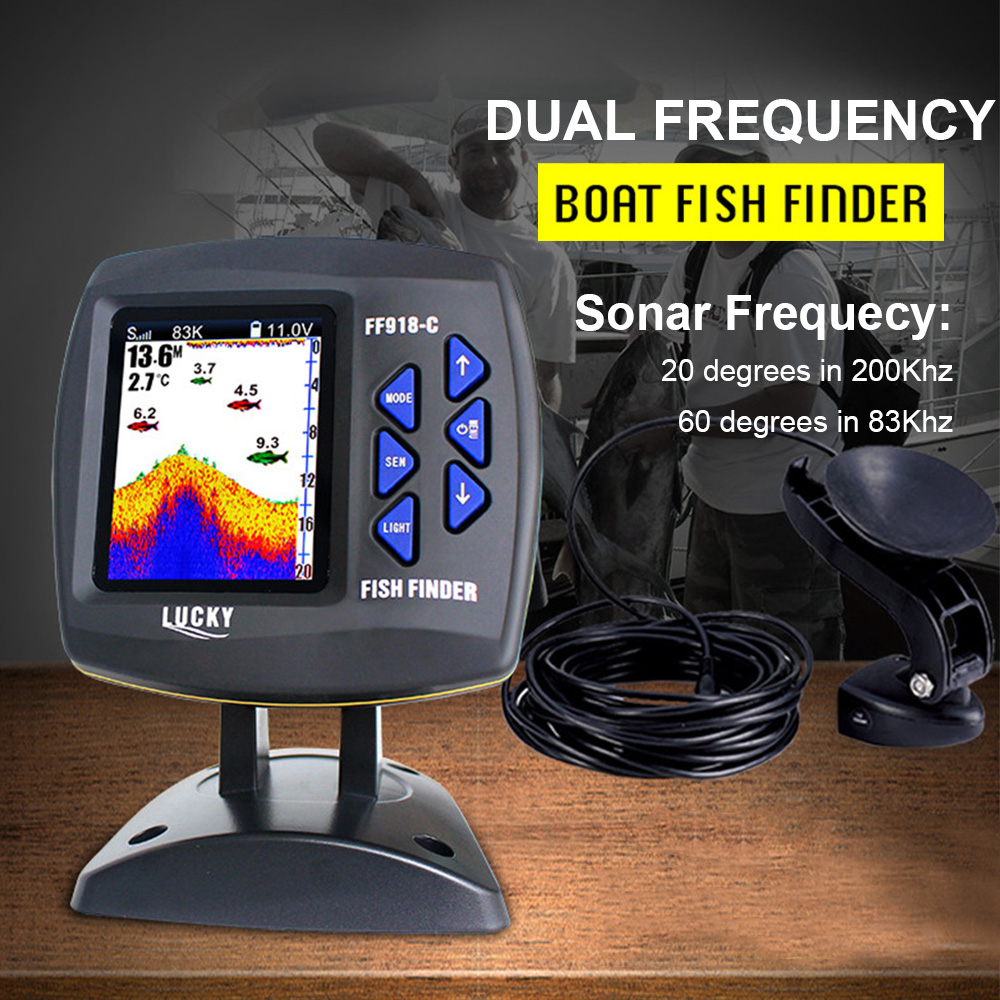 FF918-C100DS kolorowy ekran ec – Fishing Depth Finder recenzja i cena