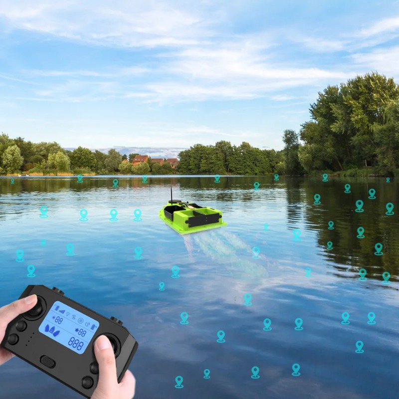 D19 GPS RC Łódka Zanętowa 600M – Fishing Gps recenzja i cena